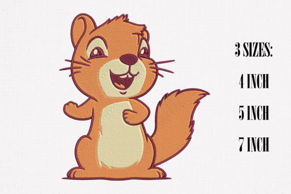 Cute Squirrel Embroidery Review