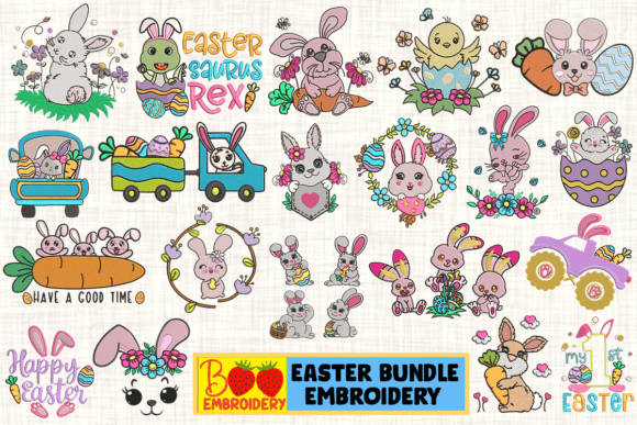 Easter Bundle Embroidery