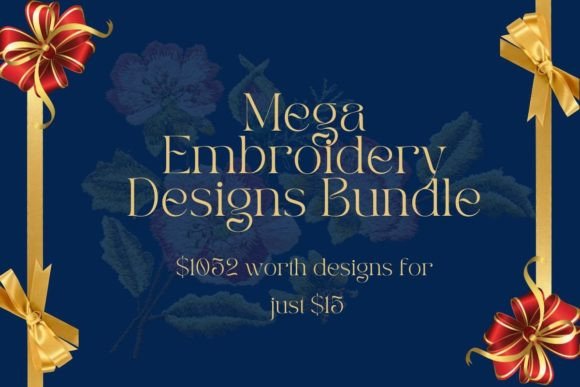 Mega Embroidery Designs Bundle
